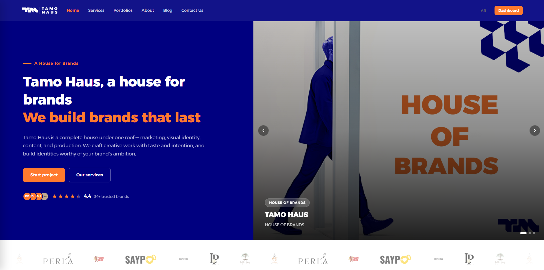 TAMO-HAUS — interface screenshot